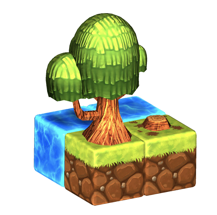 Picture of green grass with a tree